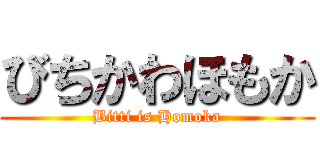びちかわほもか (Bitti is Homoka)