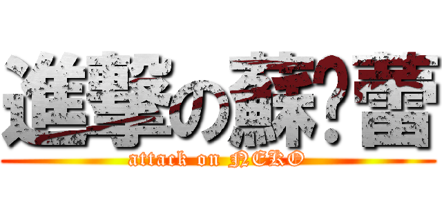 進撃の蘇芷蕾 (attack on NEKO)