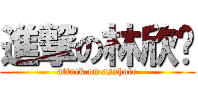 進撃の林欣芃 (attack on asshole)