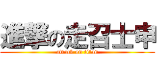 進撃の走召士申 (attack on titan)
