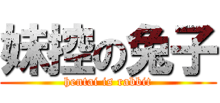 妹控の兔子 (hentai is rabbit)