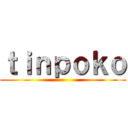 ｔｉｎｐｏｋｏ ()