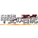 甲斐の若虎 (A young tiger on KAI)