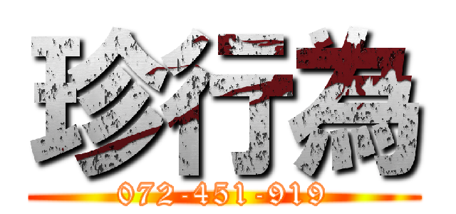 珍行為 (072-451-919)
