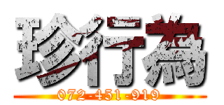 珍行為 (072-451-919)