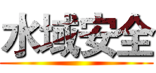 水域安全 ()