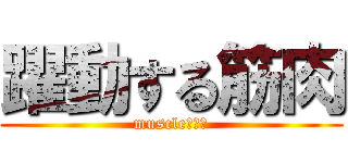 躍動する筋肉 (muscle！！！)