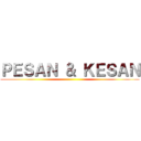 ＰＥＳＡＮ ＆ ＫＥＳＡＮ ()