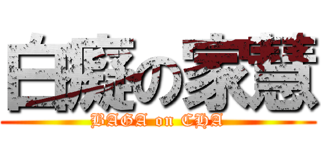 白癡の家慧 (BAGA on CHA)