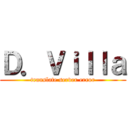 Ｄ．Ｖｉｌｌａ (translate server error)