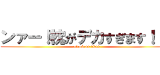 ンァー！枕がデカすぎます！！！ (attack on titan)