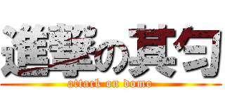 進撃の其匀 (attack on domo)