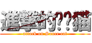 進撃的醬貓猫 (attack on Sauce cat)