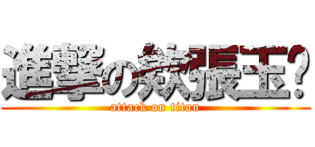 進撃の欸張玉婷 (attack on titan)