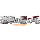 進撃の髪の毛 (attack on hair)