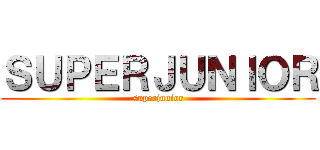 ＳＵＰＥＲＪＵＮＩＯＲ (superjunior)