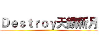 Ｄｅｓｔｒｏｙ天鎖斬月 ()