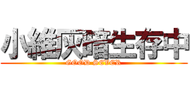 小維灰暗生存中 (GOOD SEVER)