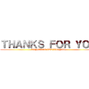 ＴＨＡＮＫＳ ＦＯＲ ＹＯＵ (LANGUAGE ADDITIONAL)