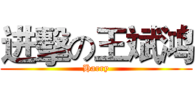 进擊の王斌鸿 (Harry)