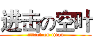进击の空叶 (attack on titan)