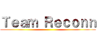 Ｔｅａｍ Ｒｅｃｏｎｎ ()