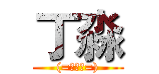 丁淼 ((=￣ω￣=))