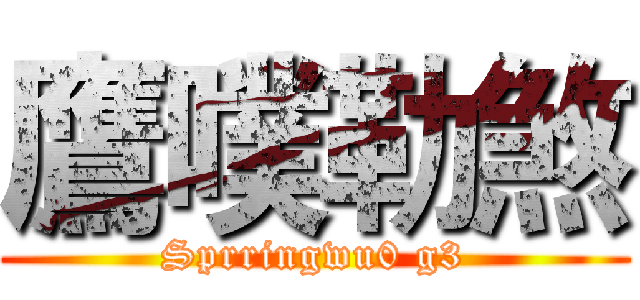 鷹噗勒煞 (Sprringwu0 g3)