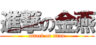 進撃の金燕 (attack on titan)