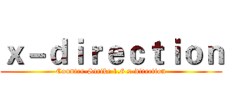 ｘ－ｄｉｒｅｃｔｉｏｎ (Counter-Strike 1.6 x-direction)