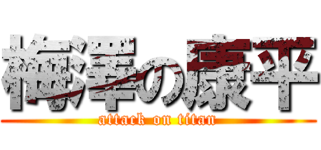 梅澤の康平 (attack on titan)