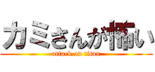 カミさんが怖い (attack on titan)