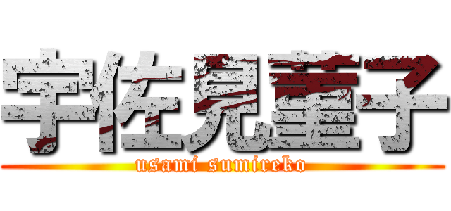 宇佐見菫子 (usami sumireko)