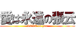 愛は永遠の張云 (LOVE on yun)