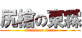 尻槍の東霖 (attack on titan)