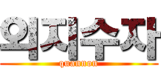 외지수자 (quannon)