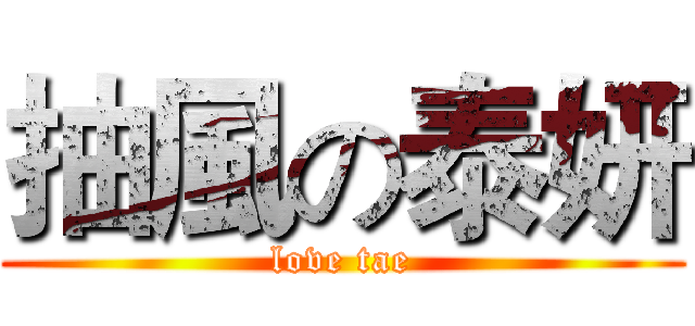 抽風の泰妍 (love tae)