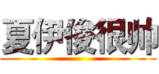 夏伊俊很帅 ()