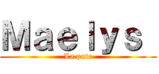 Ｍａｅｌｙｓ  (La pute)