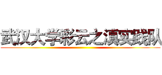 武汉大学彩云之滇实践队 ()