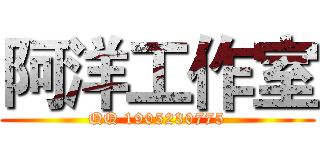 阿洋工作室 (QQ 1905230775)