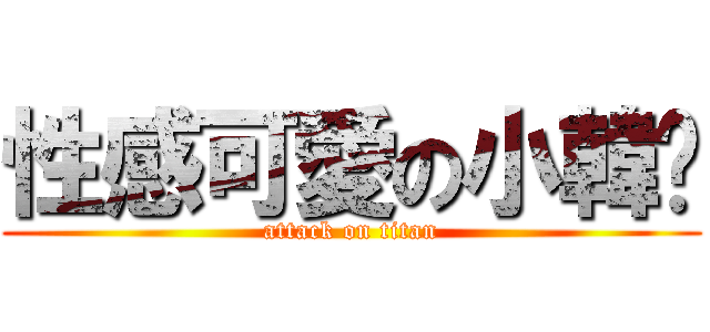 性感可愛の小韓姬 (attack on titan)
