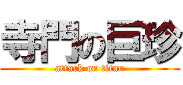 寺門の巨珍 (attack on titan)