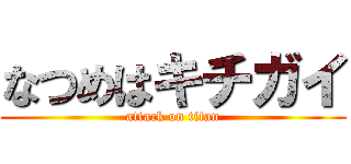 なつめはキチガイ (attack on titan)