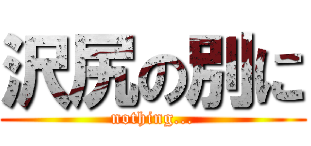 沢尻の別に (nothing...)