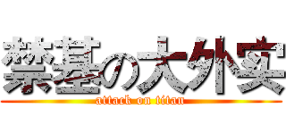 禁基の大外实 (attack on titan)