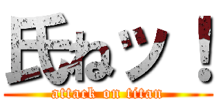 氏ねッ！ (attack on titan)