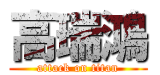 高瑞鴻 (attack on titan)