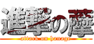 進撃の藦 (attack on hanage)