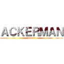 ＡＣＫＥＲＭＡＮ (Lovers)